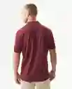 Camiseta Polo Classic Rojo Uva Ultraoscuro Talla M Chevignon