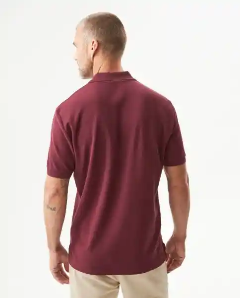 Camiseta Polo Classic Rojo Uva Ultraoscuro Talla M Chevignon