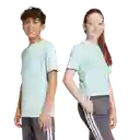 Adidas Camiseta Manga Corta 3S Tee 160 de Niño Azul Talla L