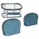 Eleganza Neceser en Poliéster Azul 529002890