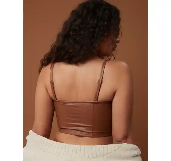 Top Deportivo Café Talla Medium American Eagle