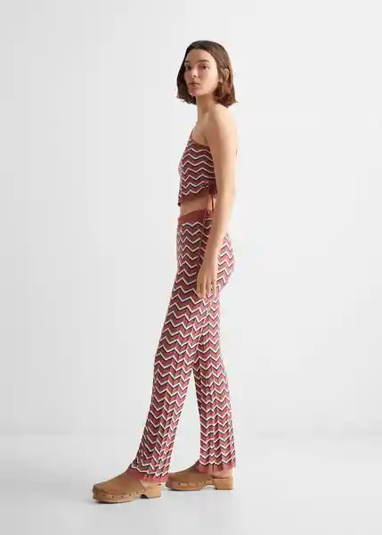 Pantalón Lulap Rosa Talla 20 Niñas Mango