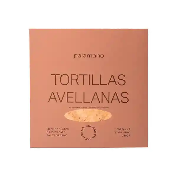 Tortillas Palamano de Harina de Almendras y Avellanas