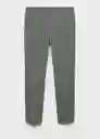 Pantalón Paris Verde Talla 38 Hombre Mango