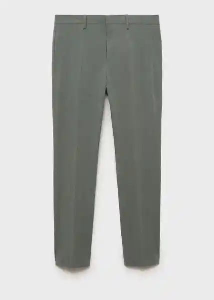 Pantalón Paris Verde Talla 38 Hombre Mango