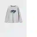 Camiseta Prisma Gris Medio Vigore Talla 10 Niños Mango