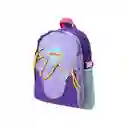 Maleta Escolar Serie Snoopy Colorful Vintage Morado Miniso