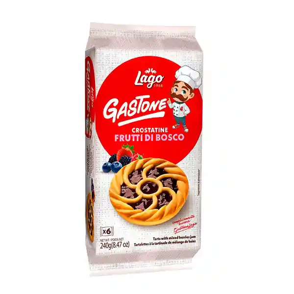 Lago Galleta Crostatine Gastone Fruta Silvestre 4236