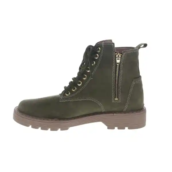 Botas Cheryl Verde Militar 37