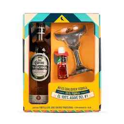 Jose Cuervo Tequila + Copa Shot Escarchador Tradicional + Copas