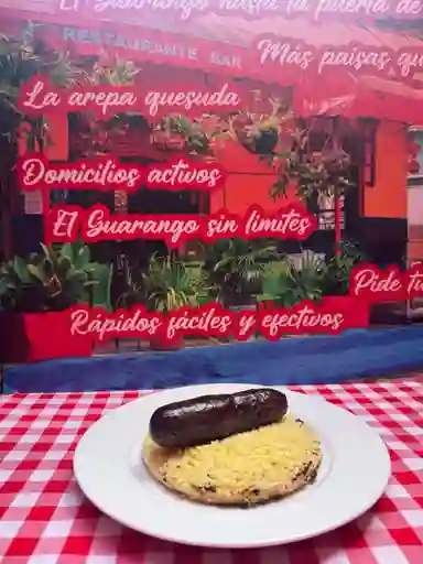 Arepa con Morcilla
