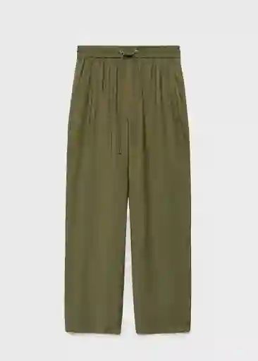 Pantalón Bos-W Khaki Talla XL Mujer Mango