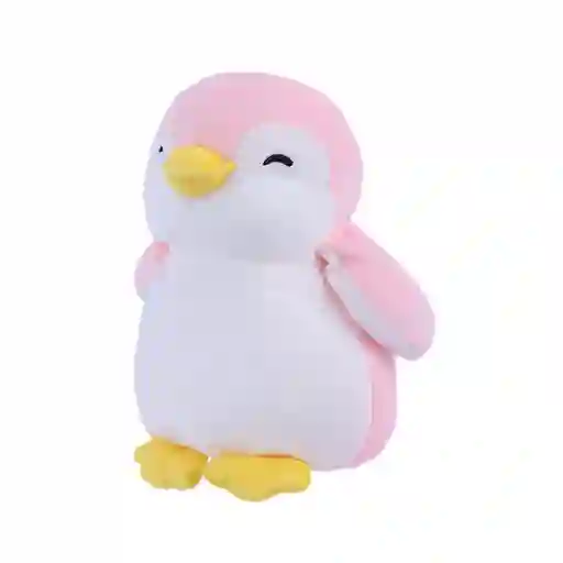 Peluche Pingüino Serie Mini Family Rosa Miniso