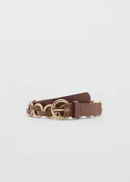 Cinturón Hill Marrón Talla M Mujer Mango