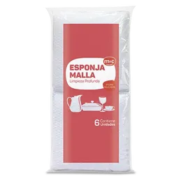 M&C Esponja Malla Blanca