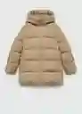 Abrigo Anorak Tokyo Beige Talla XL Mujer Mango