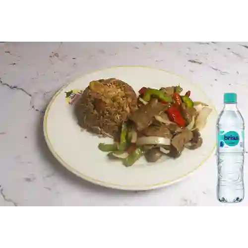 Arroz Especial c/ Lomito Pimentón +Brisa S/gas 600ML