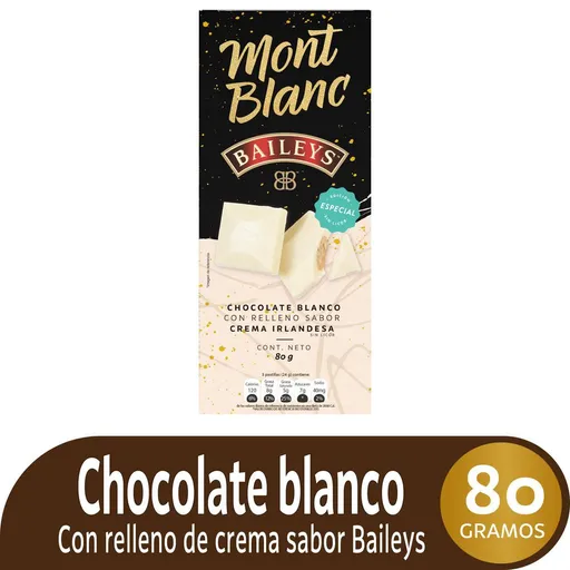 Mont Blanc Chocolate Blanco Baileys 80 G