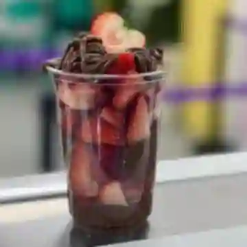 Fresas con Crema de Avellanas