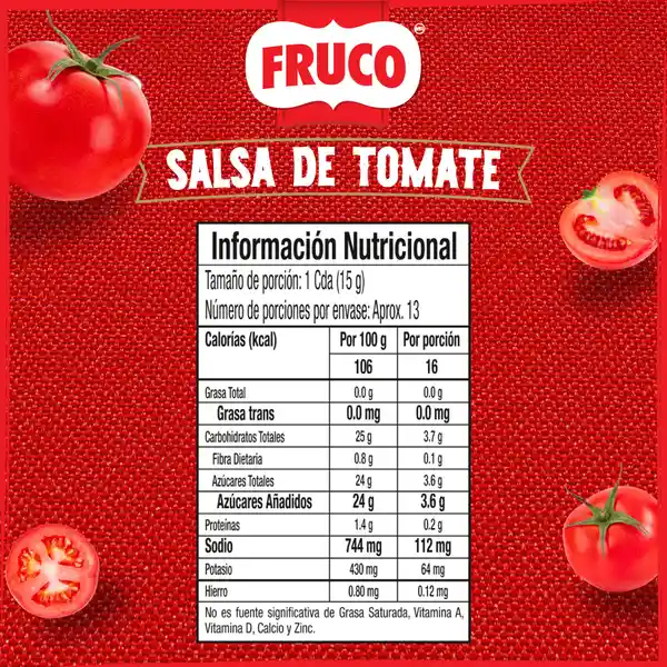 Salsa de Tomate Fruco Doypack 190 g