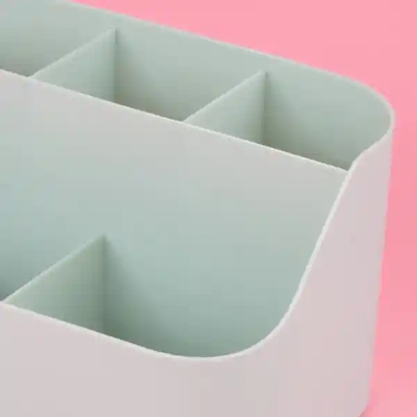 Organizador de Plástico de 5 Ranuras Mori Girl Verde Miniso