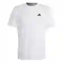 Adidas Camiseta Tr-Es Stretch T Para Hombre Blanco Talla XL