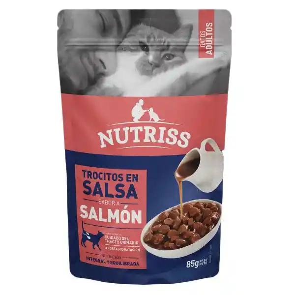 Nutriss Alimento Húmedo Para Gato Sabor Salmón
