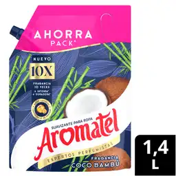 Suavizante Aromatel Coco Doypack 10x más Fragancia  X1.4L