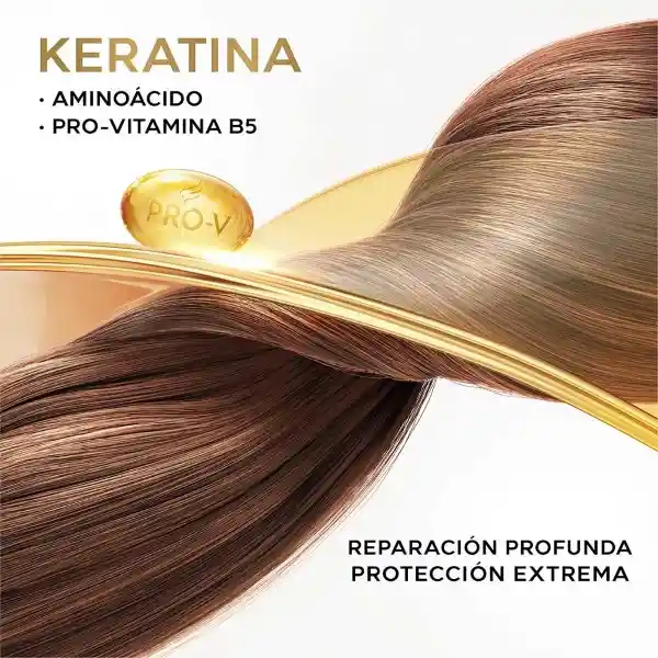 Pantene Crema Para Peinar Termoprotectora Keratina 300 mL