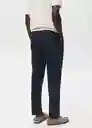 Pantalón Parioli Navy Talla 40 Hombre Mango
