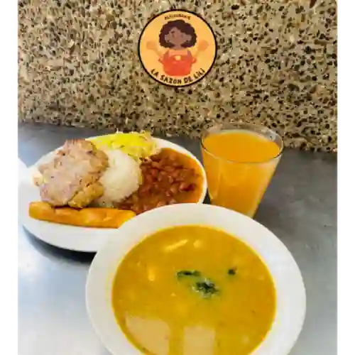 Sopa, Bandeja y Bebida