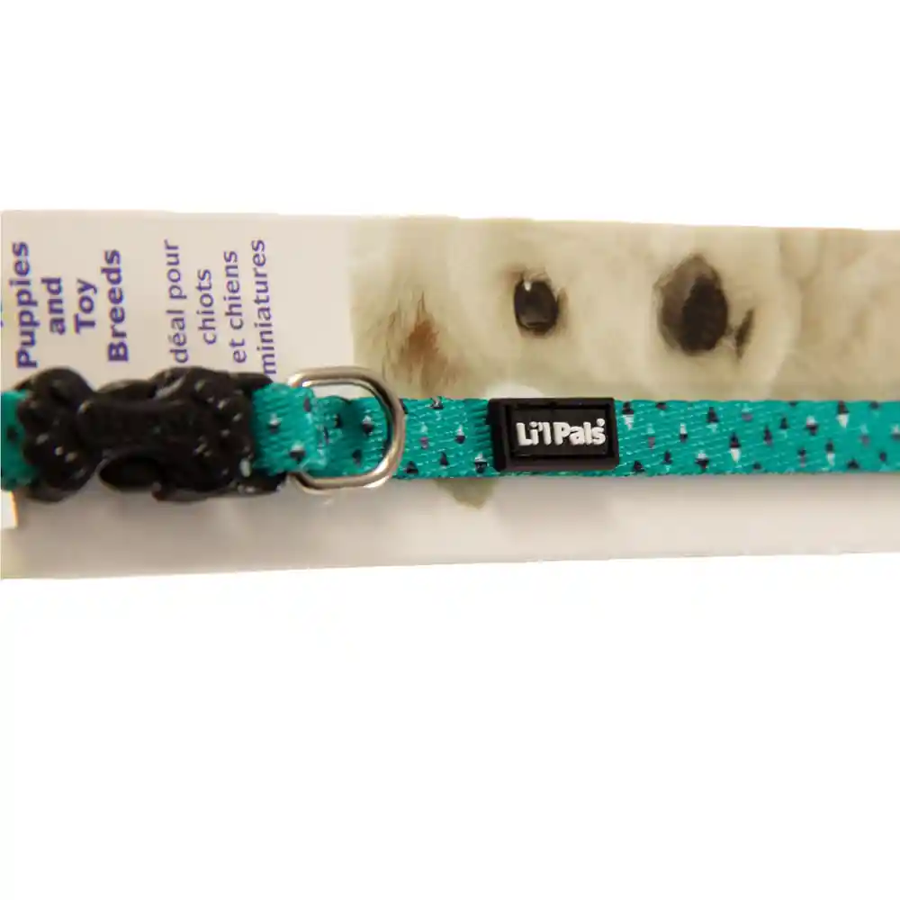 Lil Pals Collar Para Perro Diamantes Teal