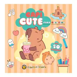 Capi Cute Para Colorear - El Gato de Hojalata