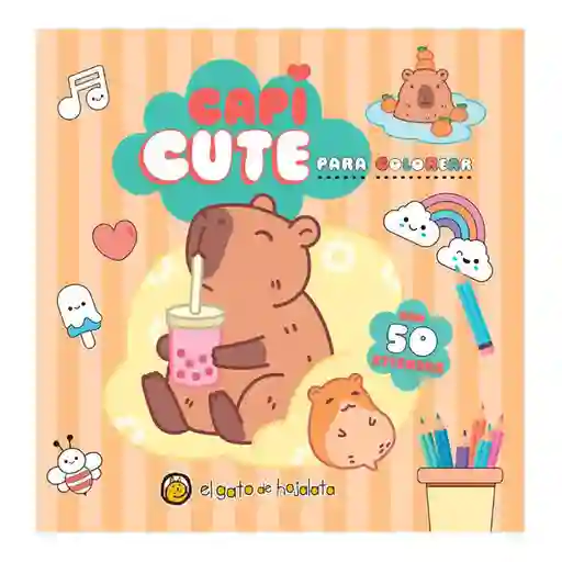 Capi Cute Para Colorear - El Gato de Hojalata