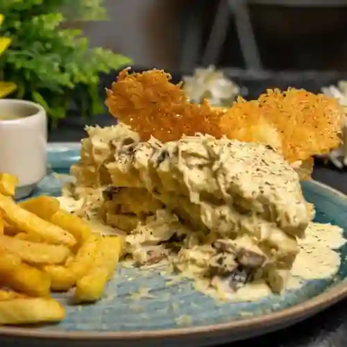 Sandwich de Pollo y Champiñones