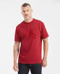 Camiseta Manga Corta Duck Graphic Rojo Pasa T M Chevignon