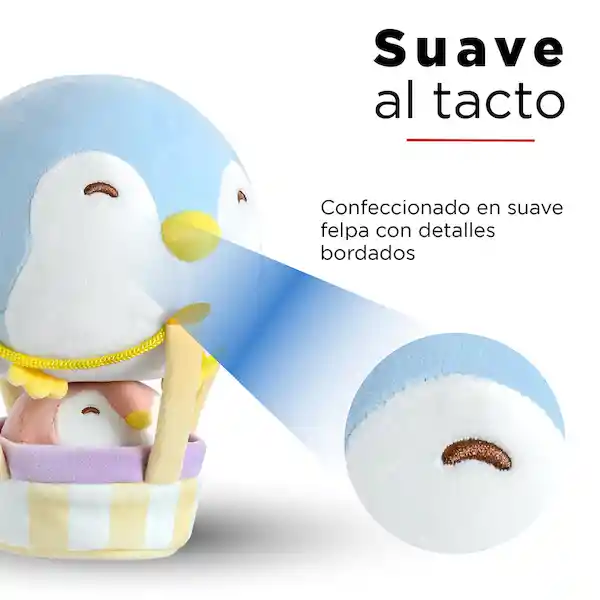 Miniso Peluche de Globo Aerostático Pingüino Mini Family