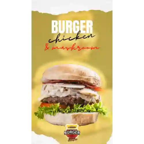 Burger Chicken And Mushroom