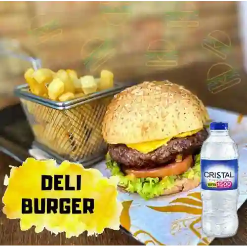 Combo Deli Burguer + Agua 300ml