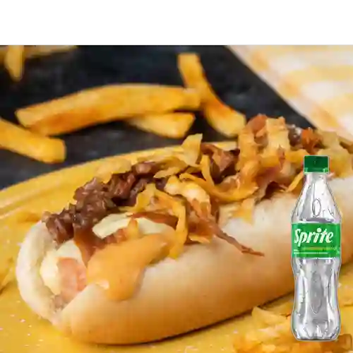 Combo Perro Caliente de la Casa +Sprite Orig 400ml