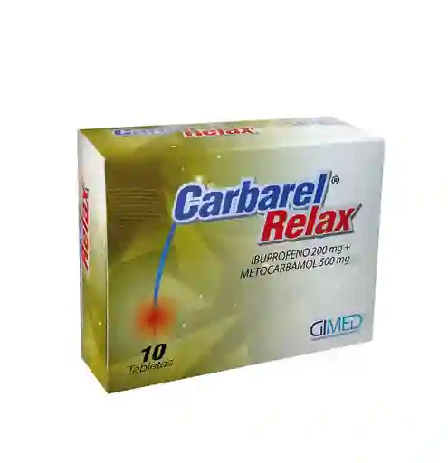 Carbarel Relax Metocarbamol (500 mg) Ibuprofeno (200 mg)