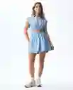 Vestido Mujer Azul Talla M 371G001_AZU114604 Americanino