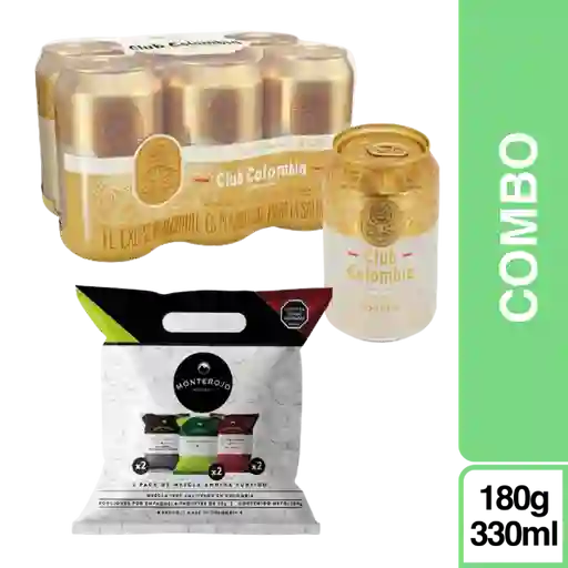 Combo Sixpack Mezcla Andina Surtido + Sixpack Club Colombia Lata