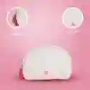 Cosmetiquera Tipo Piel Con Doble Cierre Serie Beige Miniso