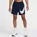 Nike Pantaloneta Challenger Swoosh 5In de Hombre Azul Talla L