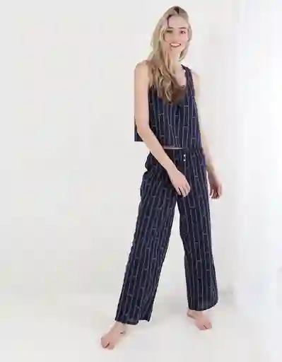 Pantalón de Pijama Aerie Azul Talla XS 1756410 American Eagle