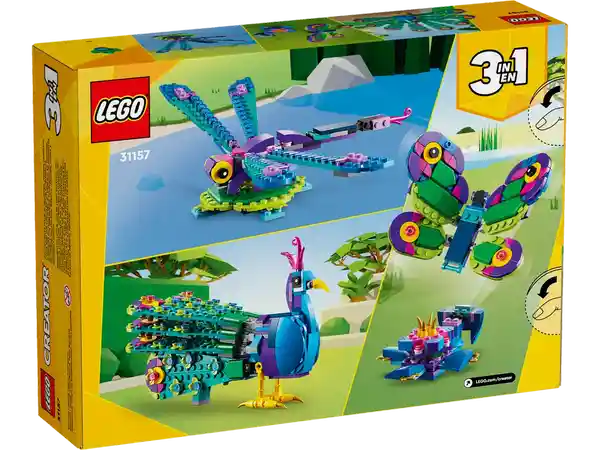Set de Construcción Pavo Real Exótico Lego