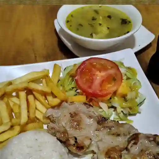 Cerdo asado ejecutivo