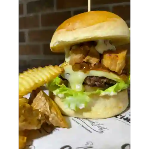 Hamburguesa criolla steak burger