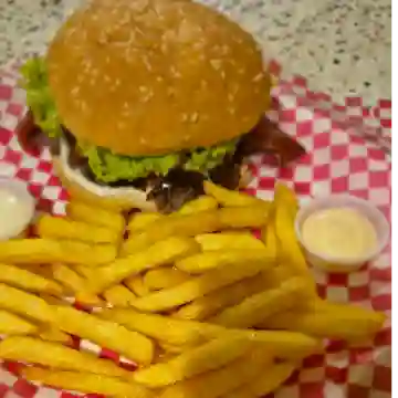 Hamburguesa Crunch y Papa